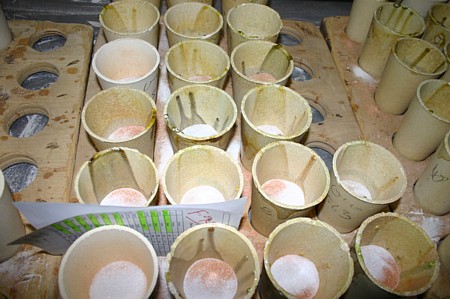 Fire assay crucibles